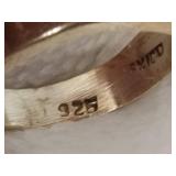 Two 925 Silver Rings