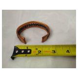 Vintage Copper Braided Cuff Bracelet