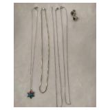 Sterling Silver Necklaces & Earrings