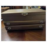 Lady Buxton Vintage Jewelry Box w/Earrings +