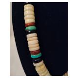 Santo Domingo Kewa Heishi Beaded Necklace