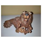 Clay Animals Signed Olson Daniels