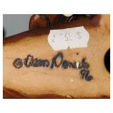 Clay Animals Signed Olson Daniels