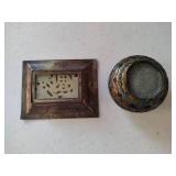 Bronze Enameled Trinket Dishes