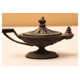 Vintage Cast Iron Genie Lamp