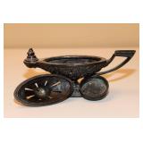 Vintage Cast Iron Genie Lamp