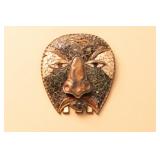 Mosaic and Mixed Metal Hanging Mask