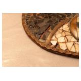 Mosaic and Mixed Metal Hanging Mask