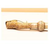 Vintage Tibetan Dragon Horn