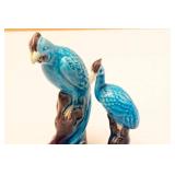Chinese Porcelain Turquoise - Glazed Figurines