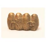Brass Wise Monkey Figurine -Hear No Evil, Speak No Evil ...