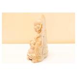 Vintage Carved Soapstone "Laughing Budda" Figure