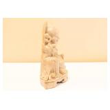 Vintage Carved Soapstone "Laughing Budda" Figure