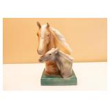 Goldscheider Fine China "Blue Grass" Horse and Foal Figurine