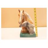 Goldscheider Fine China "Blue Grass" Horse and Foal Figurine