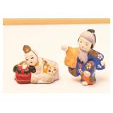 Assorted Japanese Hand Painted Figurines