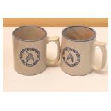 Two Redwing Stoneware Mugs