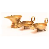 Miniature Coal Bucket and "Genie" Style Brass Decor