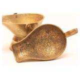 Miniature Coal Bucket and "Genie" Style Brass Decor