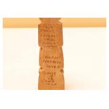 Chilkoot Tribe Wooden Totem Pole