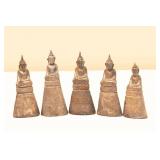 Assorted Carved Buddha Statues