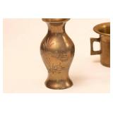 Brass Miniature Vases