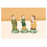 Set of Three Small Asian Figurines