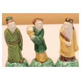 Set of Three Small Asian Figurines