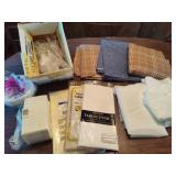 Lot of Reusable/Disposable Tablecloths & Cutlery