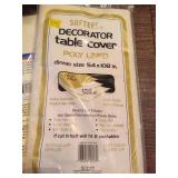 Lot of Reusable/Disposable Tablecloths & Cutlery