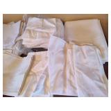 Lot of Assorted White Table Cloths & Napkins