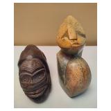 Carved Stone Statues