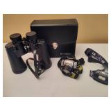 Bushnell Binoculars & Two Headlights