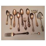 Lot of Sterling Silver Forks & Spoons