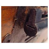 Hand Crafted Wood/Metal Hinged Chest