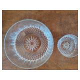 Arcoroc Salad Bowls & Four Matching Serving Bowls