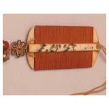 Chinese Carved Bone Double Hair Comb