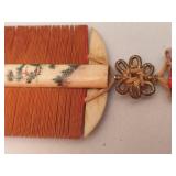 Chinese Carved Bone Double Hair Comb
