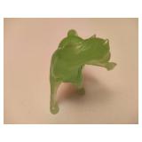 Vintage Jade Chinese Peking Glass Horse Figurine