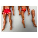 Vintage 1971 Big Jim Action Figures With Accessories