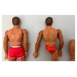 Vintage 1971 Big Jim Action Figures With Accessories