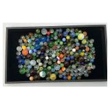 Misc. Vintage Marbles With Marble Bags