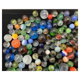 Misc. Vintage Marbles With Marble Bags