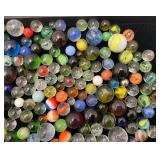 Misc. Vintage Marbles With Marble Bags