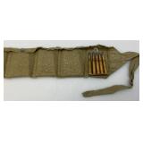 WWII Bandolier 1944 Turkish Mauser 8mm (7.9) Ammo WWII Bandolier 1944 Turkish Mauser 8mm (7.9) Ammo