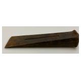 Antique Metal Wood Spitting Wedges 8" & 10" Antique Metal Wood Spitting Wedges 8" & 10"