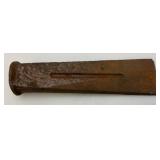 Antique Metal Wood Spitting Wedges 8" & 10" Antique Metal Wood Spitting Wedges 8" & 10"