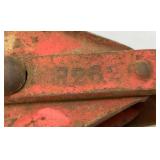 Antique 9" Metal Double Wheel Pulley Antique 9" Metal Double Wheel Pulley