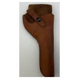 Misc. Vintage Leather Pistol Holsters And One Belt Misc. Vintage Leather Pistol Holsters And One Belt