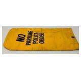 Viintage No Parking Police Order, Meter Cover Viintage No Parking Police Order, Meter Cover